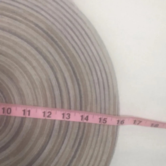 Round Braided Placemat Table Setting Decor Neutral Tan Gray Beige LOT‎ 2 - Picture 4 of 5